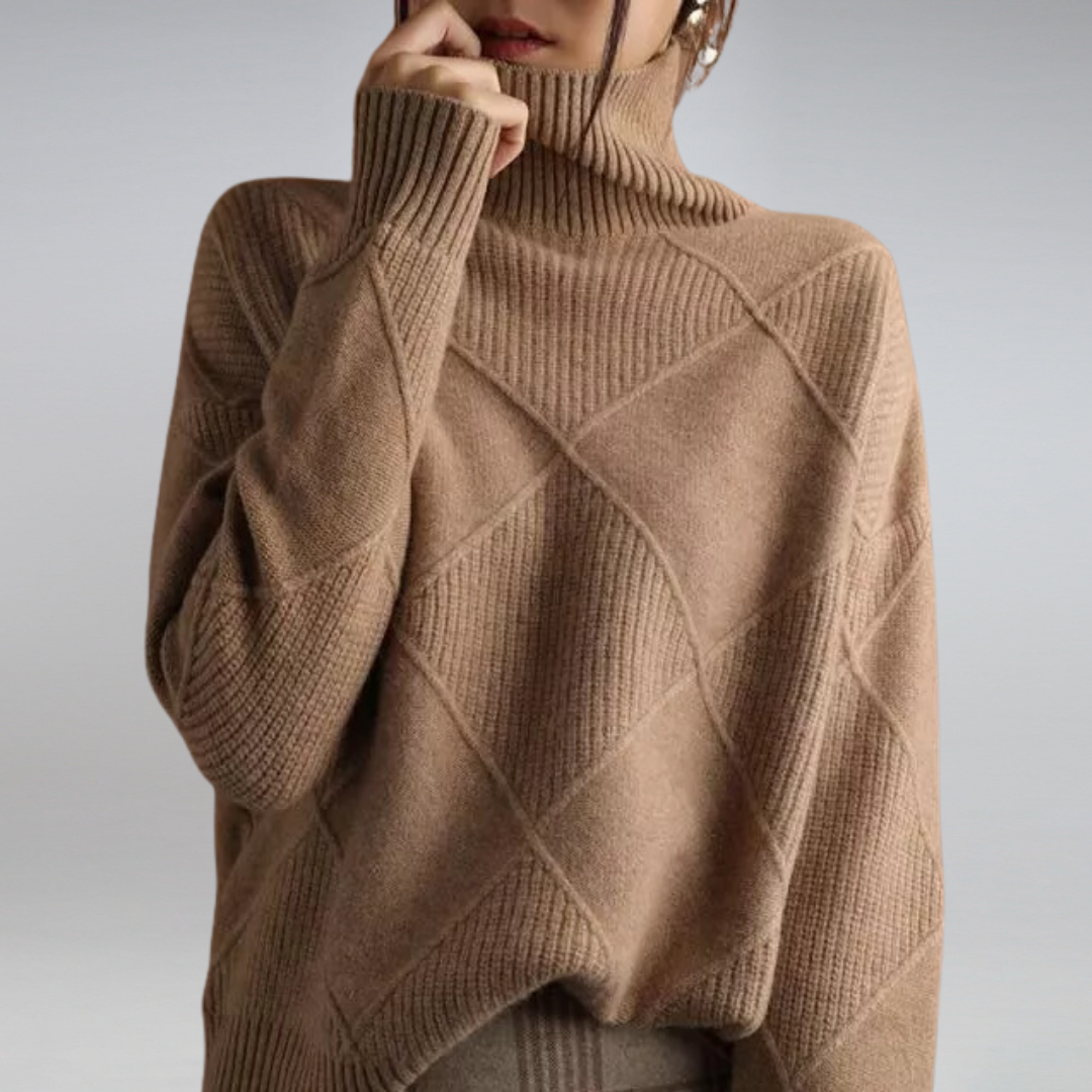 VICTORIA | Jersey elegante de cuello alto