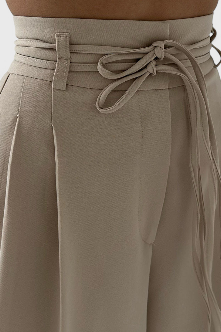 MAELA | Pantalón ancho con cordones
