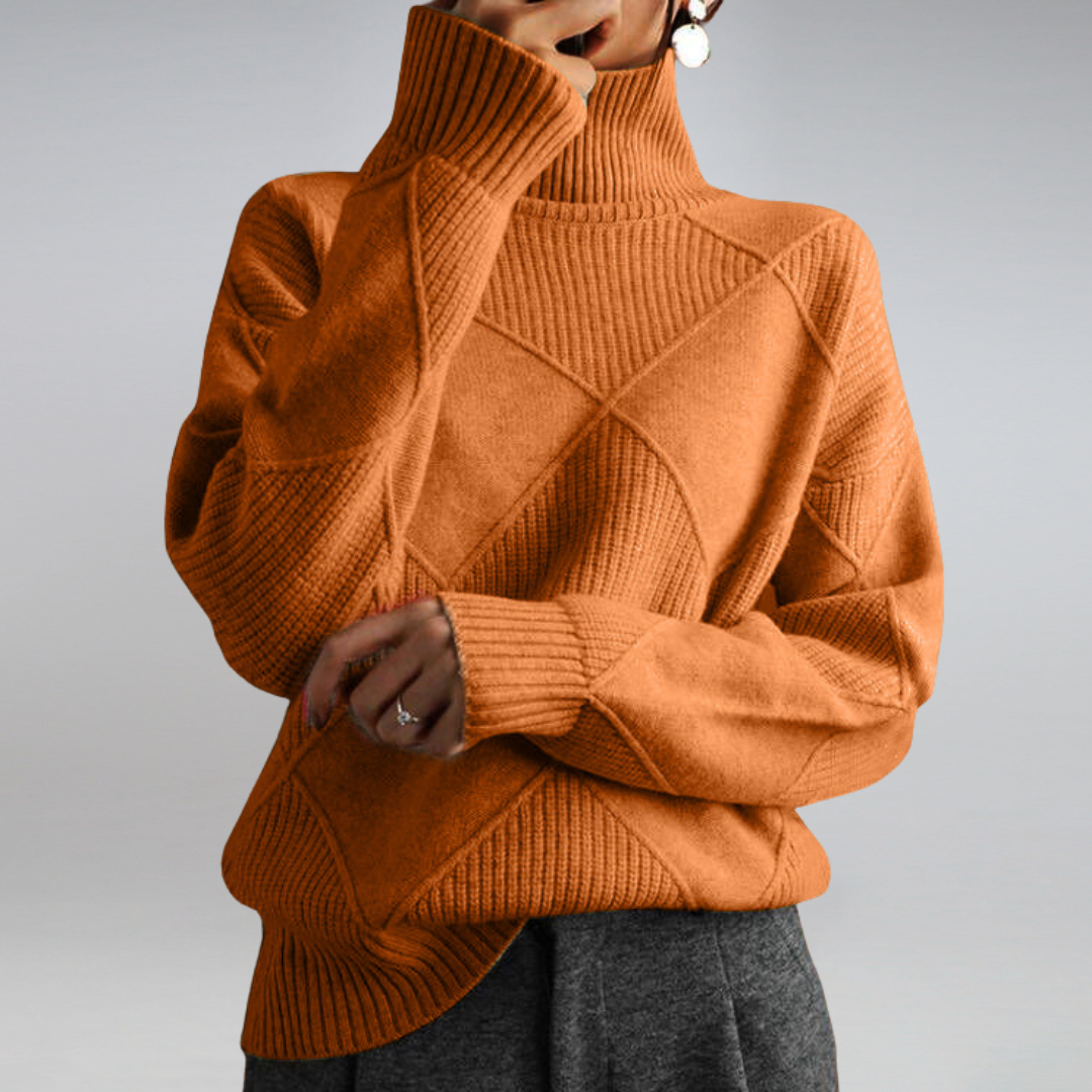 VICTORIA | Jersey elegante de cuello alto