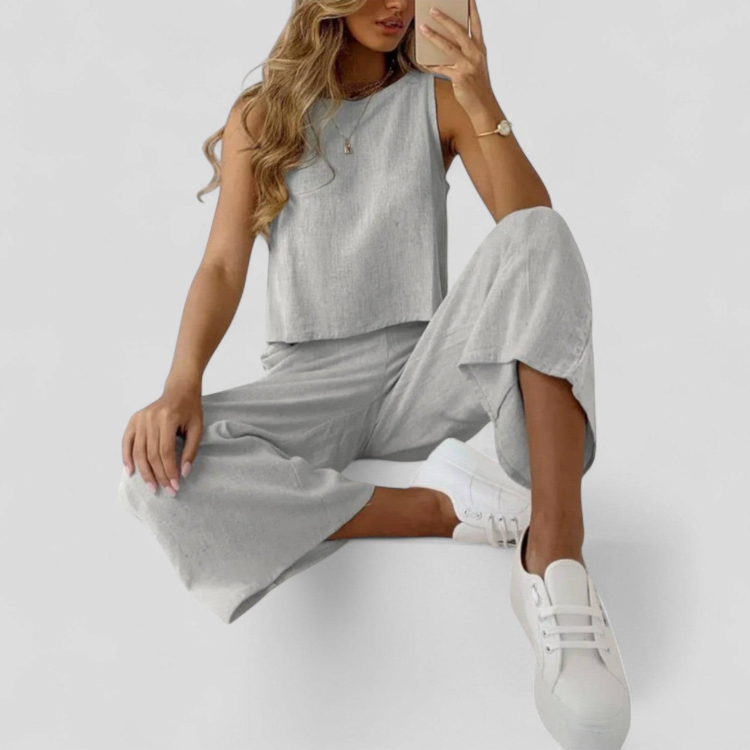 ISABELA | Conjunto sofisticado de dos piezas