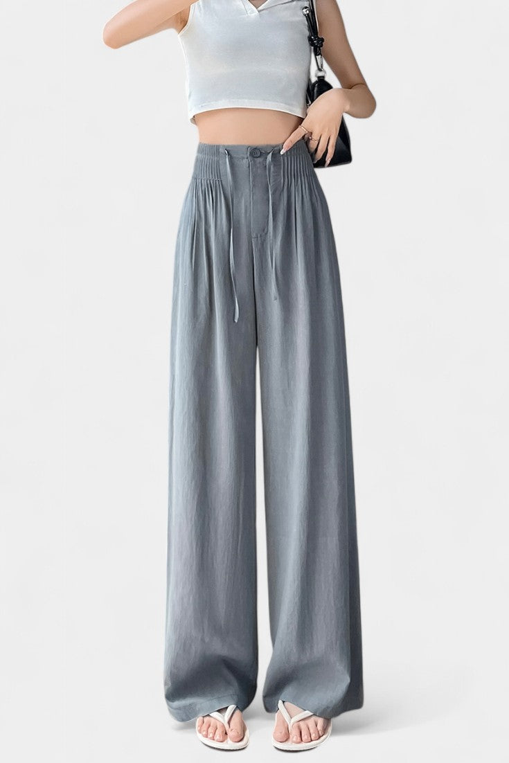 AMIRA | Pantalón de cintura alta y pierna ancha