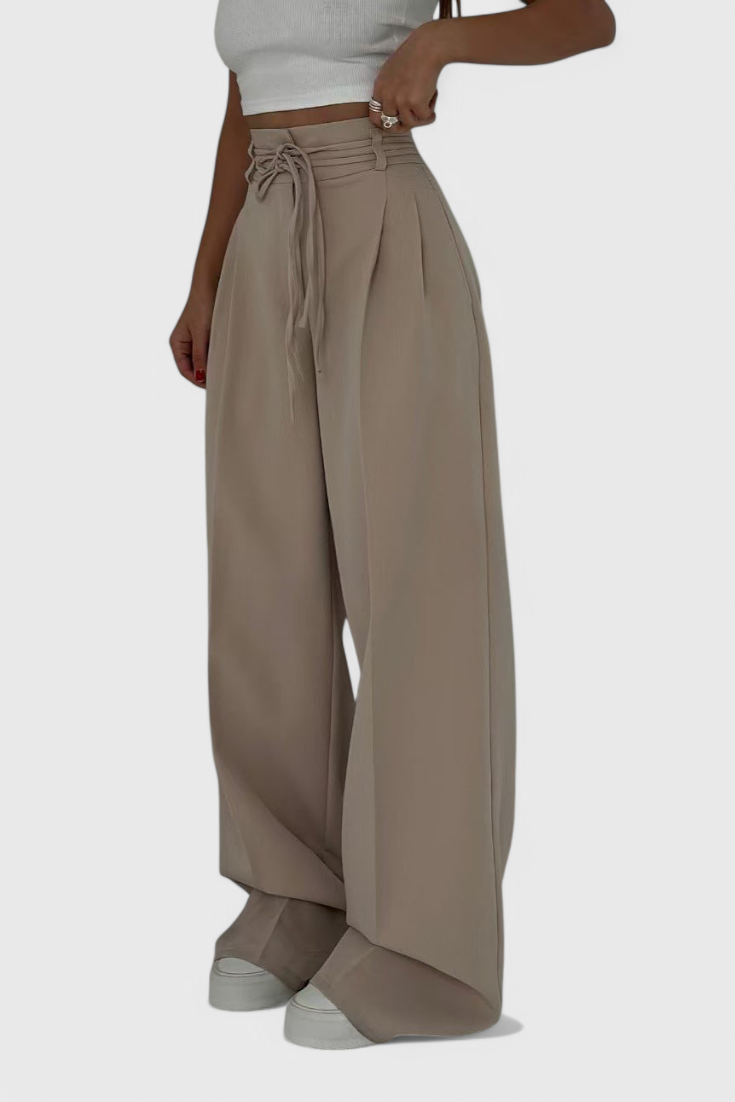 MAELA | Pantalón ancho con cordones