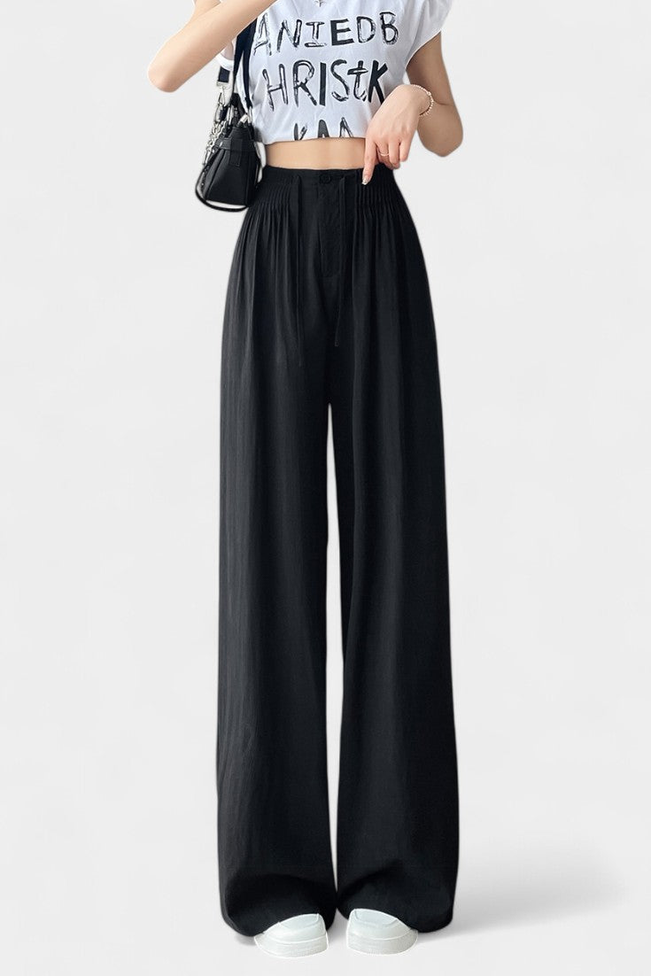 AMIRA | Pantalón de cintura alta y pierna ancha