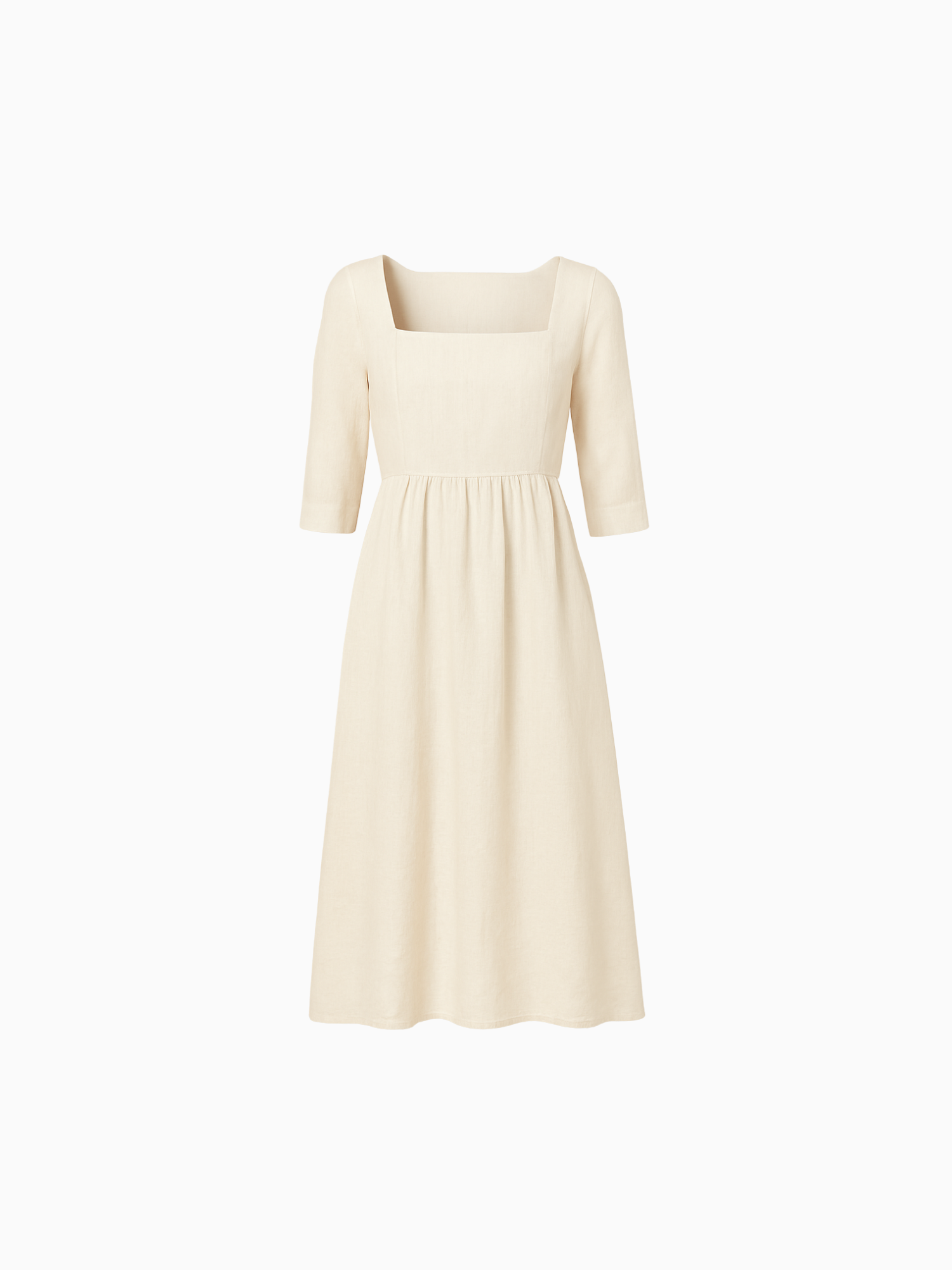STELLA | Vestido natural casual