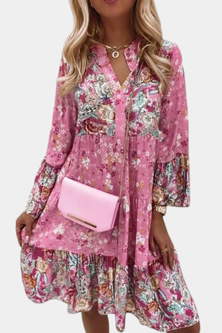 ELARA | Vestido mini floral boho
