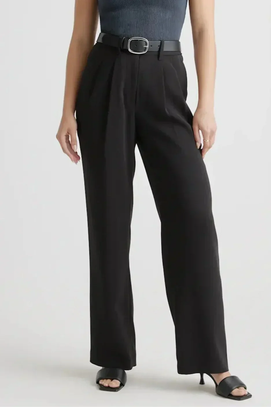 LEONOR | Pantalón recto de cintura alta y elástico