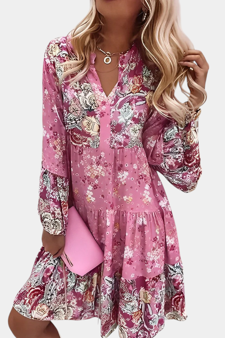 ELARA | Vestido mini floral boho