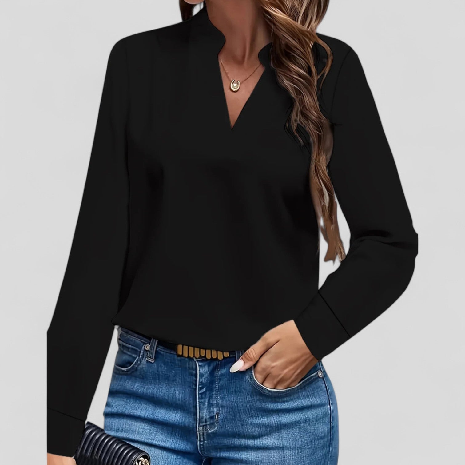 ROSA | Blusa de manga larga