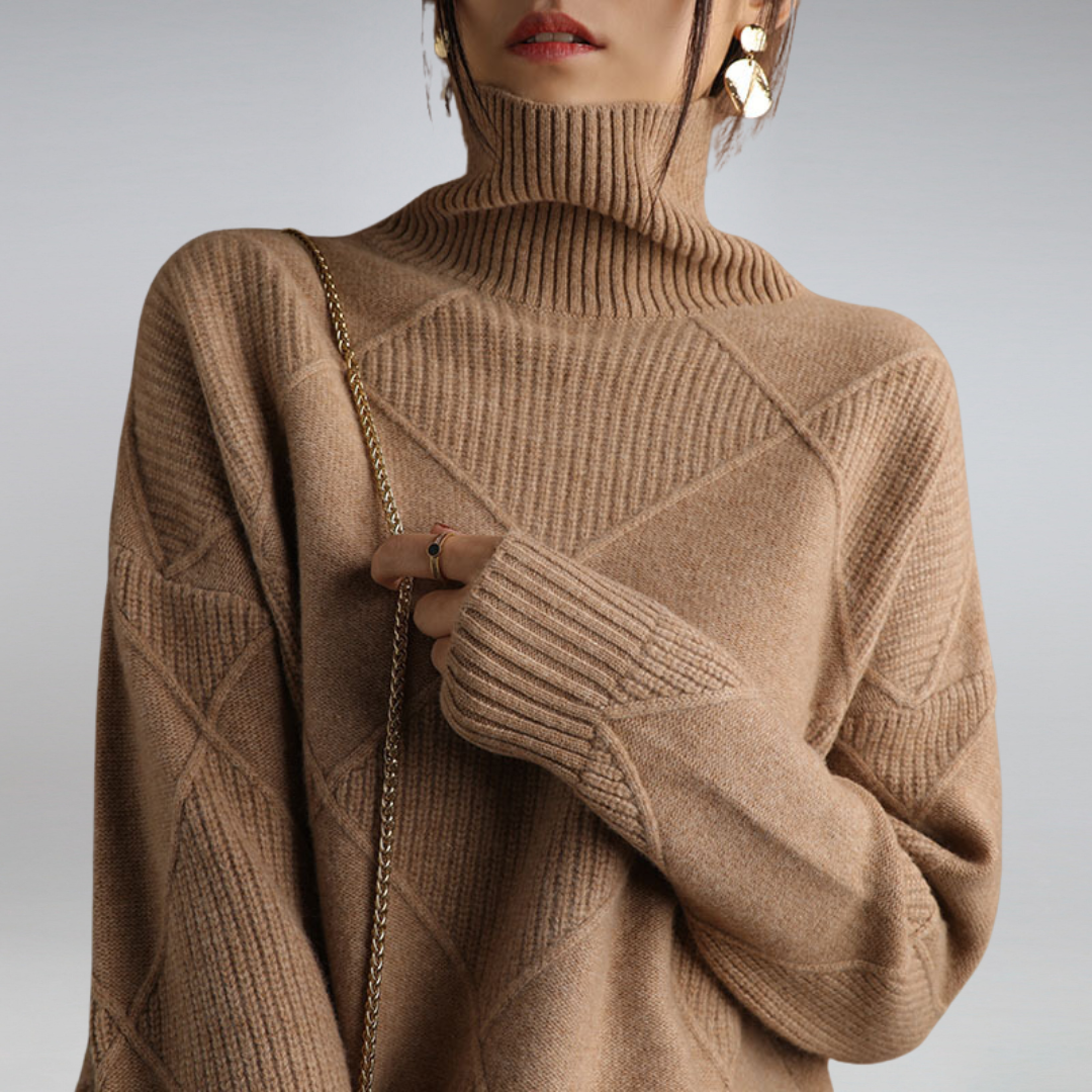 VICTORIA | Jersey elegante de cuello alto