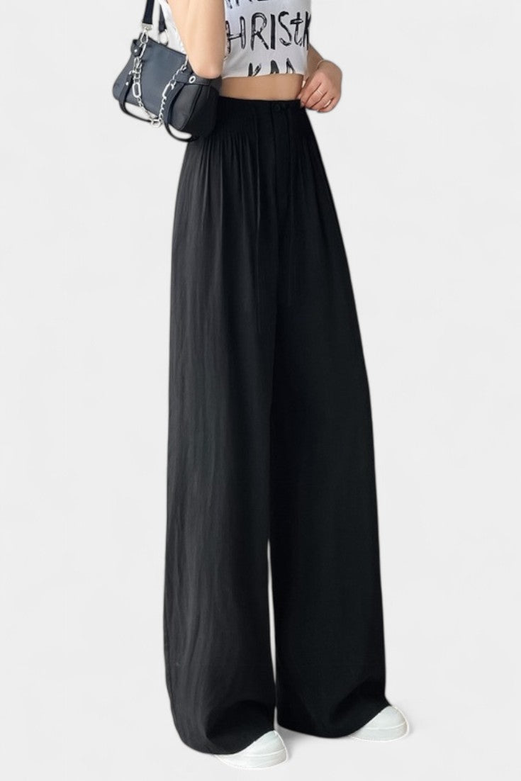 AMIRA | Pantalón de cintura alta y pierna ancha