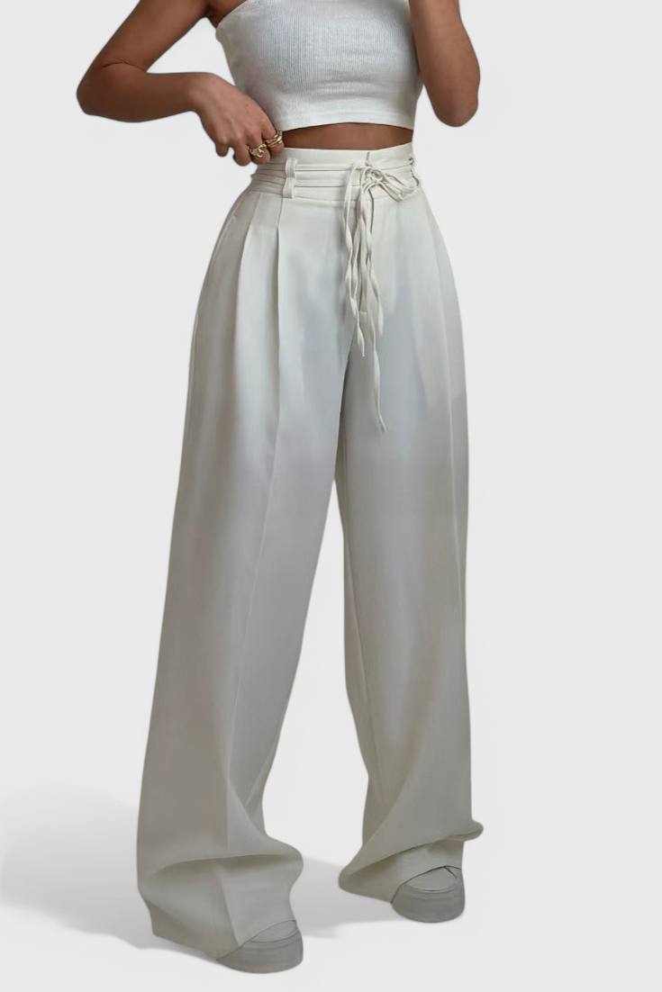 MAELA | Pantalón ancho con cordones