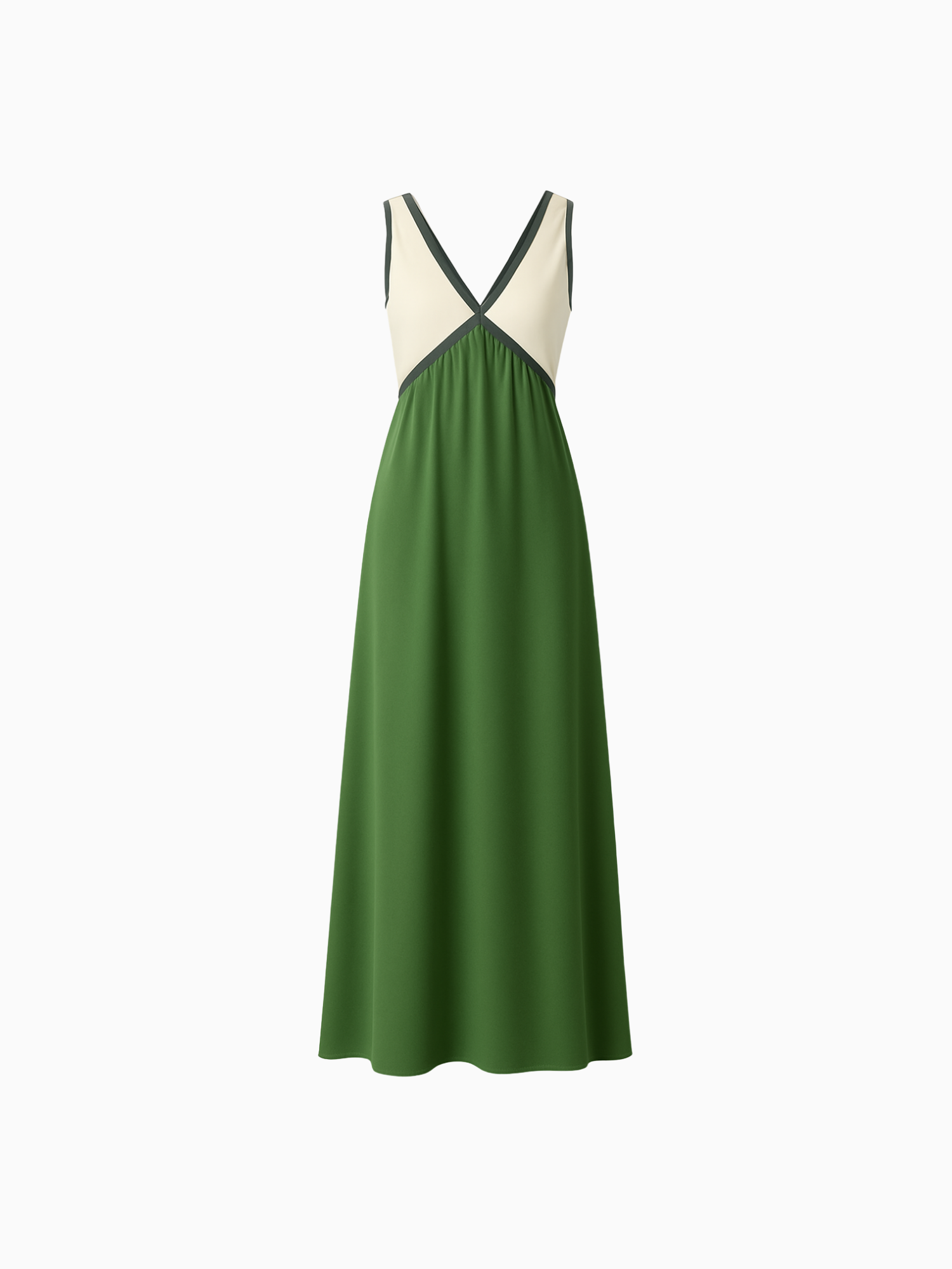 DONNA | Vestido largo con cuello V