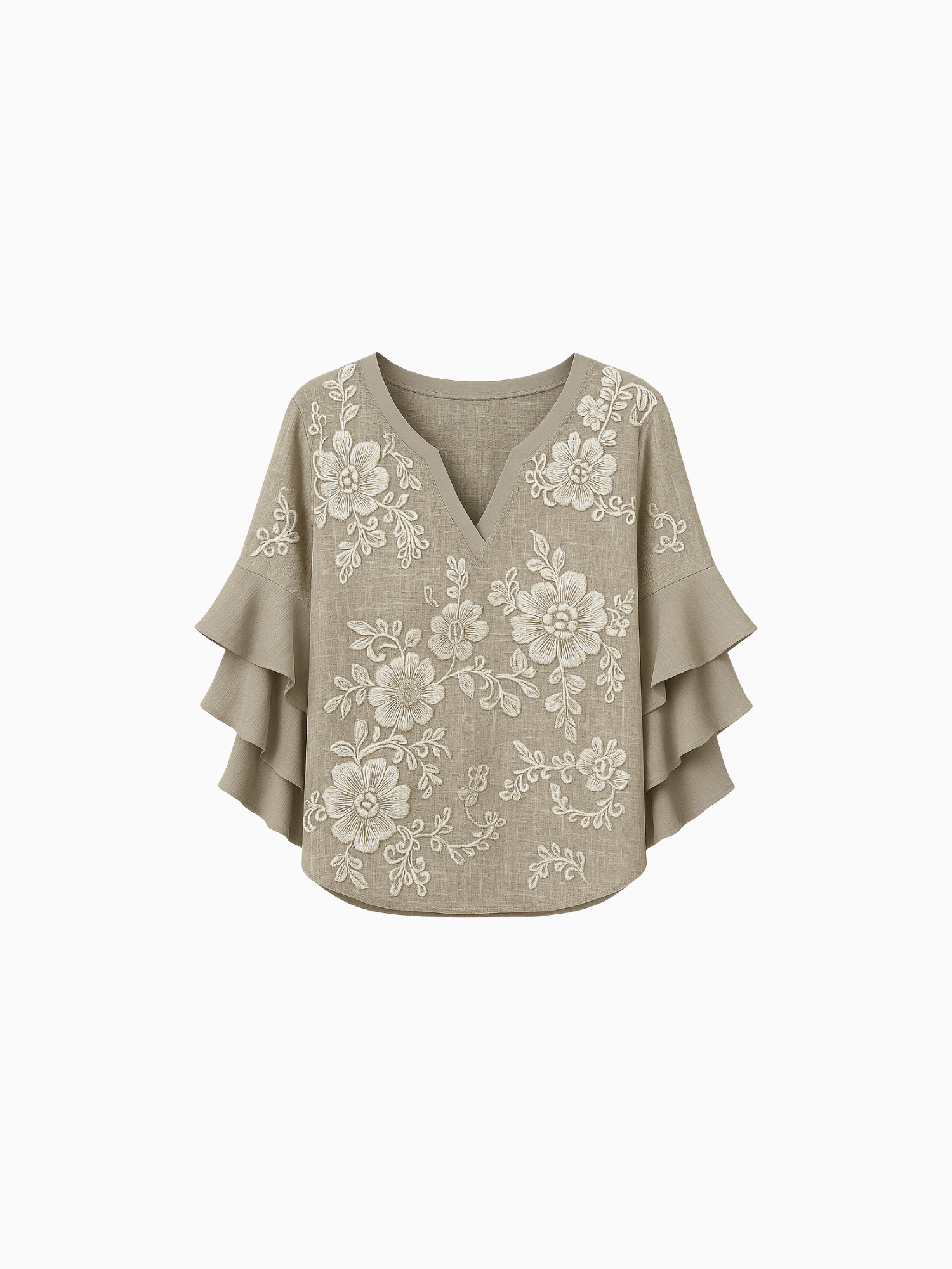 CARLA | Blusa holgada con estampado artístico