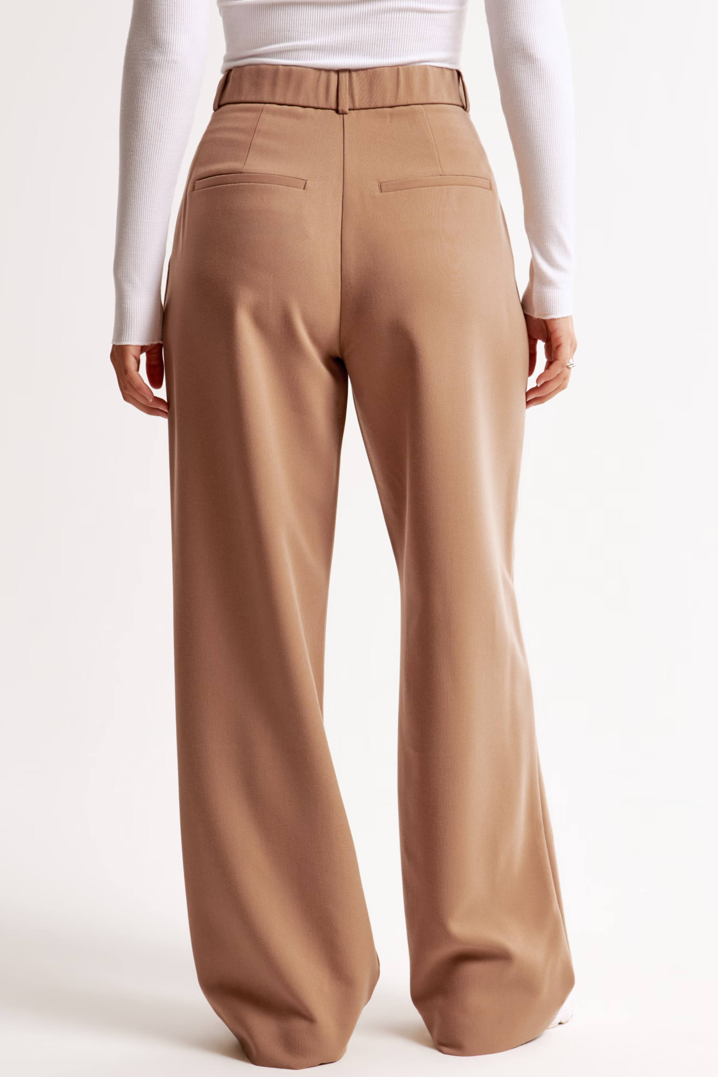 LEONOR | Pantalón recto de cintura alta y elástico