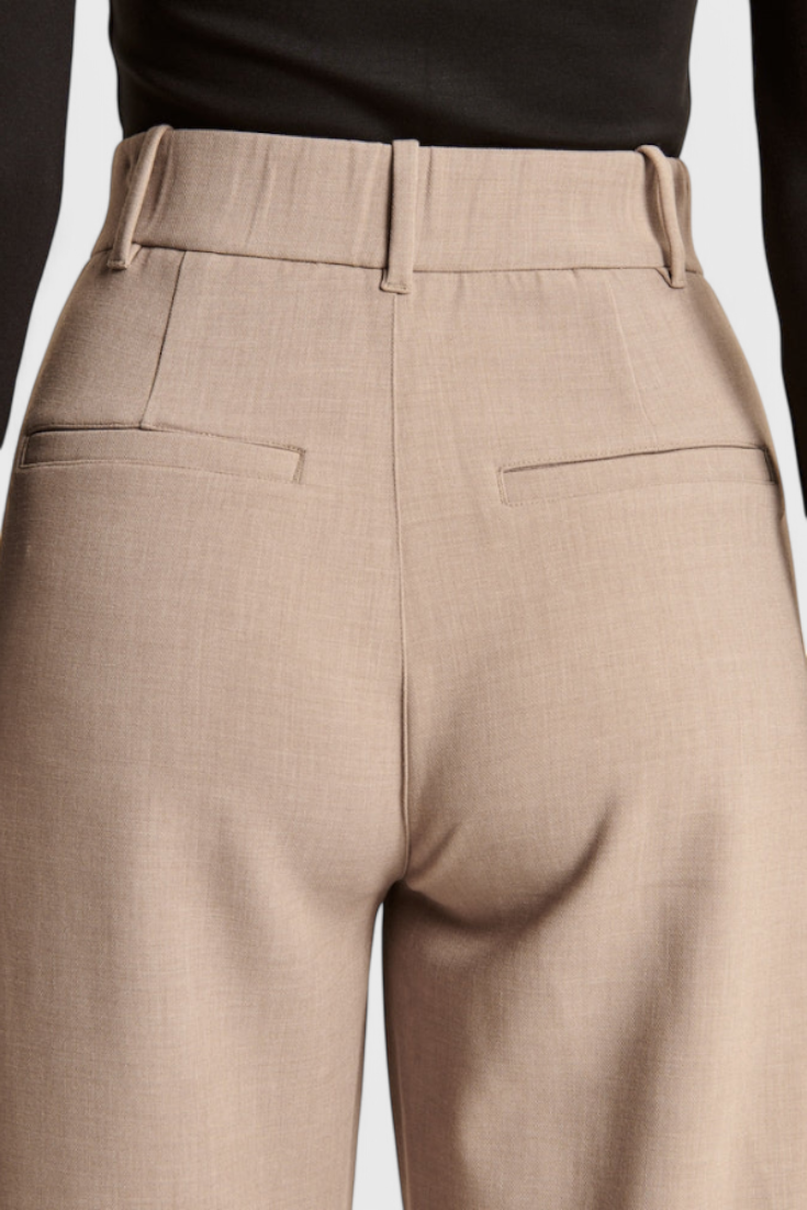 LEONOR | Pantalón recto de cintura alta y elástico