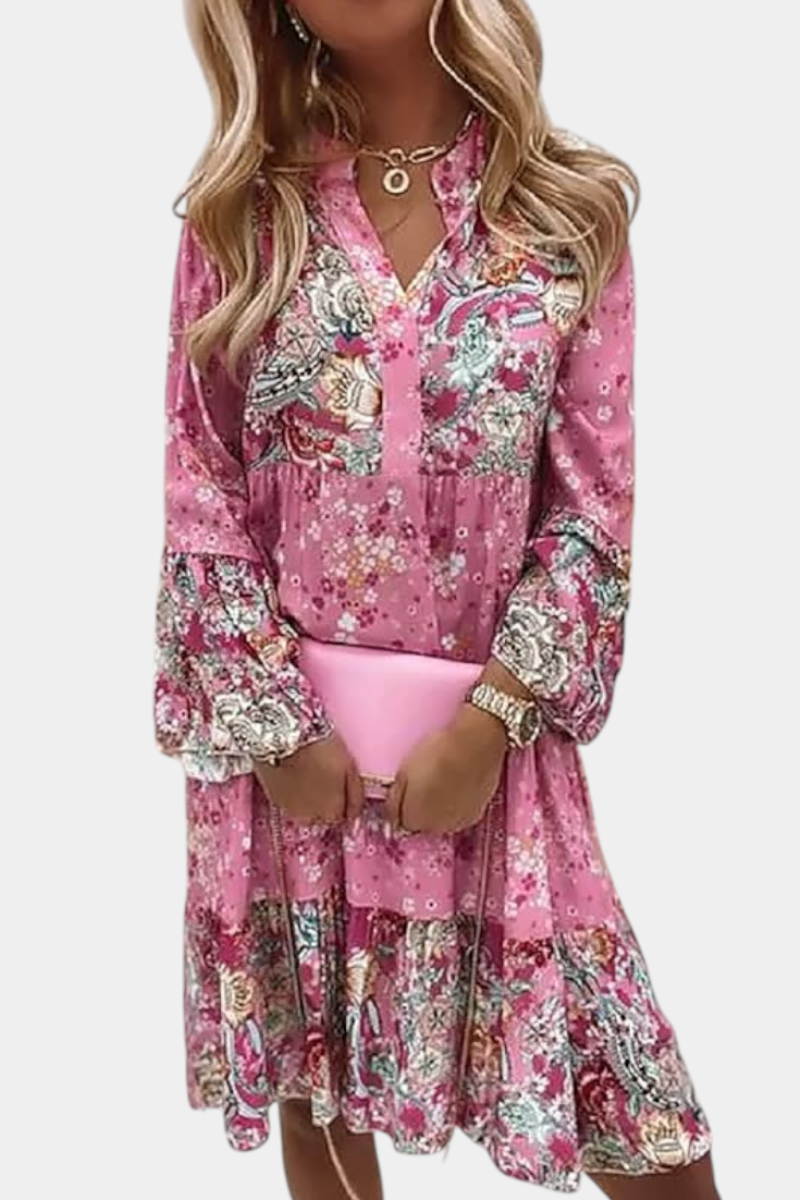 ELARA | Vestido mini floral boho